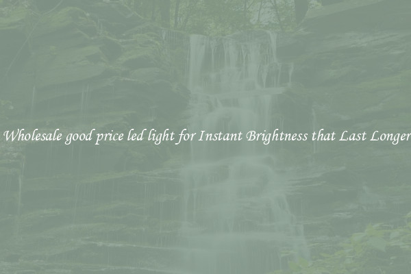 Wholesale good price led light for Instant Brightness that Last Longer