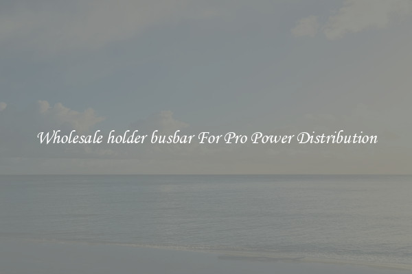 Wholesale holder busbar For Pro Power Distribution