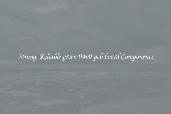 Strong, Reliable green 94v0 pcb board Components