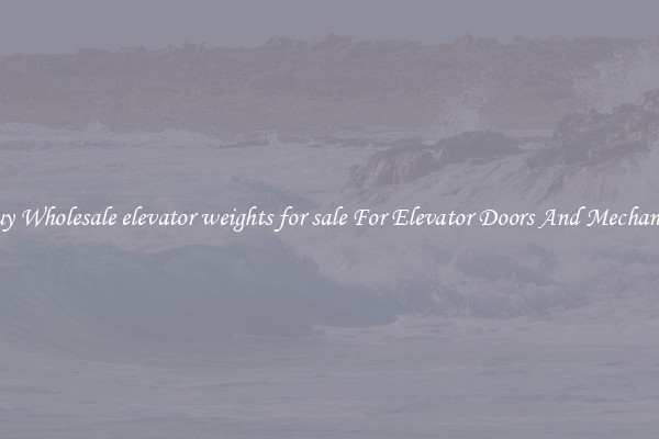 Buy Wholesale elevator weights for sale For Elevator Doors And Mechanics