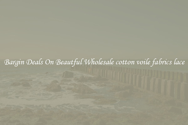 Bargin Deals On Beautful Wholesale cotton voile fabrics lace