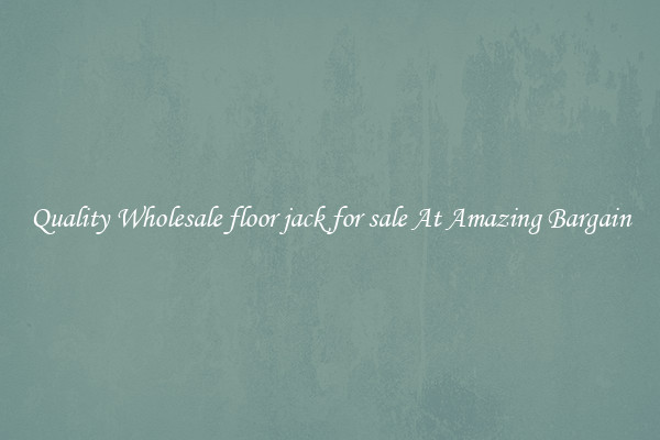 Quality Wholesale floor jack for sale At Amazing Bargain