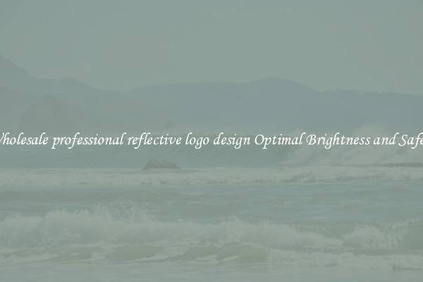 Wholesale professional reflective logo design Optimal Brightness and Safety