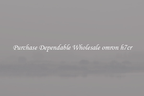 Purchase Dependable Wholesale omron h7cr
