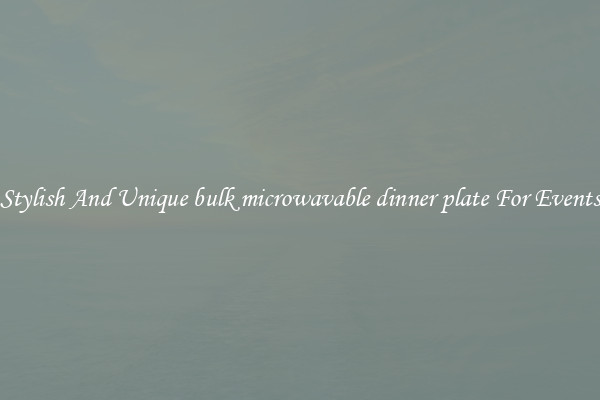 Stylish And Unique bulk microwavable dinner plate For Events