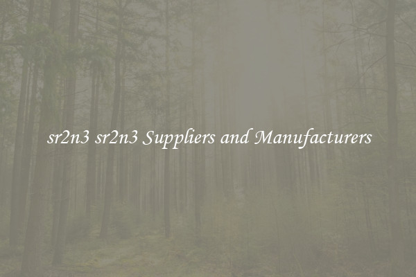 sr2n3 sr2n3 Suppliers and Manufacturers