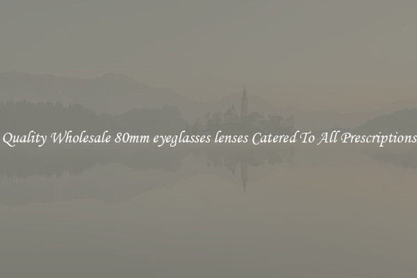 Quality Wholesale 80mm eyeglasses lenses Catered To All Prescriptions